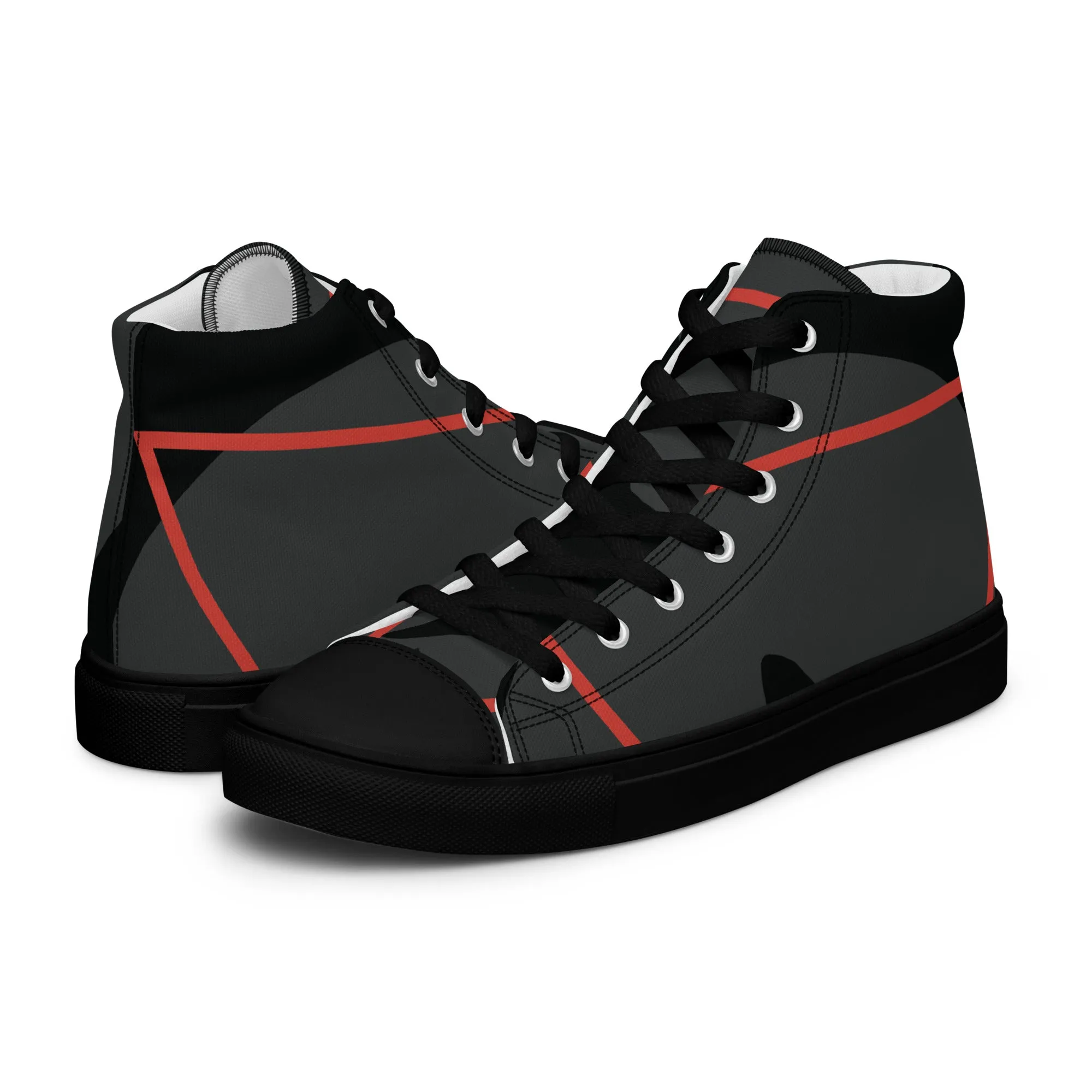 DREAM CHASER Women's High Top Canvas Shoes